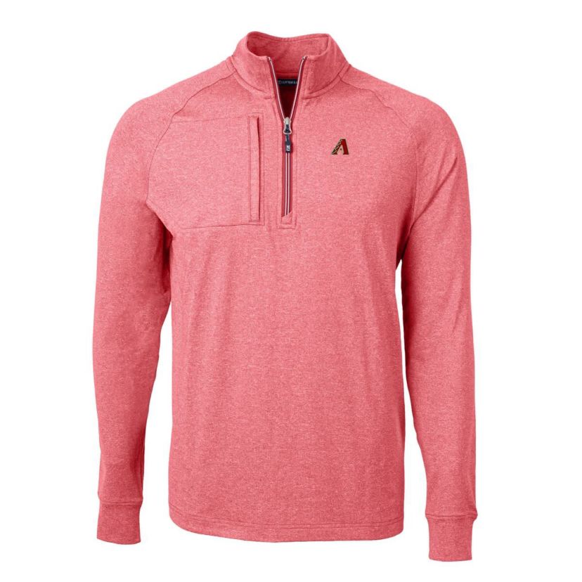 MLB Arizona Diamondbacks Big & Tall Adapt Eco Knit Stretch Recycled Quarter-Zip Pullover Top