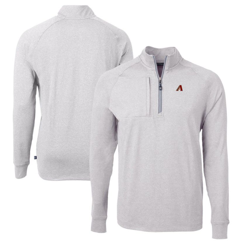 MLB Arizona Diamondbacks Big & Tall Adapt Eco Knit Stretch Recycled Quarter-Zip Pullover Top