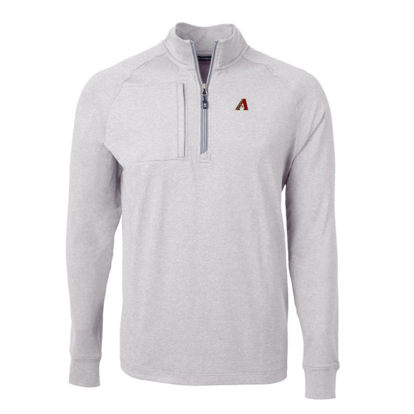 MLB Arizona Diamondbacks Big & Tall Adapt Eco Knit Stretch Recycled Quarter-Zip Pullover Top