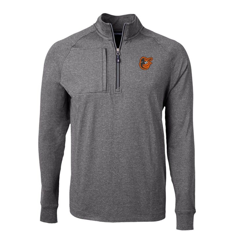 MLB Baltimore Orioles Big & Tall Adapt Eco Knit Stretch Recycled Quarter-Zip Pullover Top