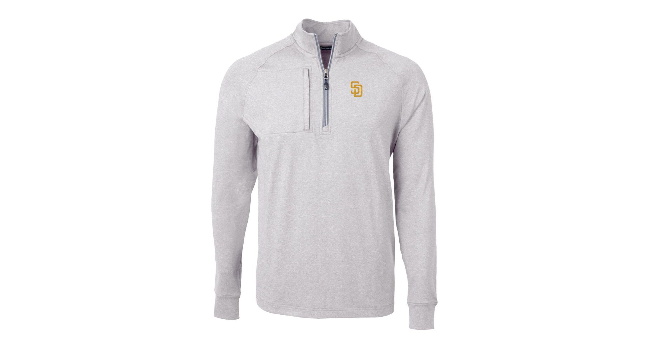 MLB San Diego Padres Big & Tall Adapt Eco Knit Stretch Recycled Quarter-Zip Pullover Top
