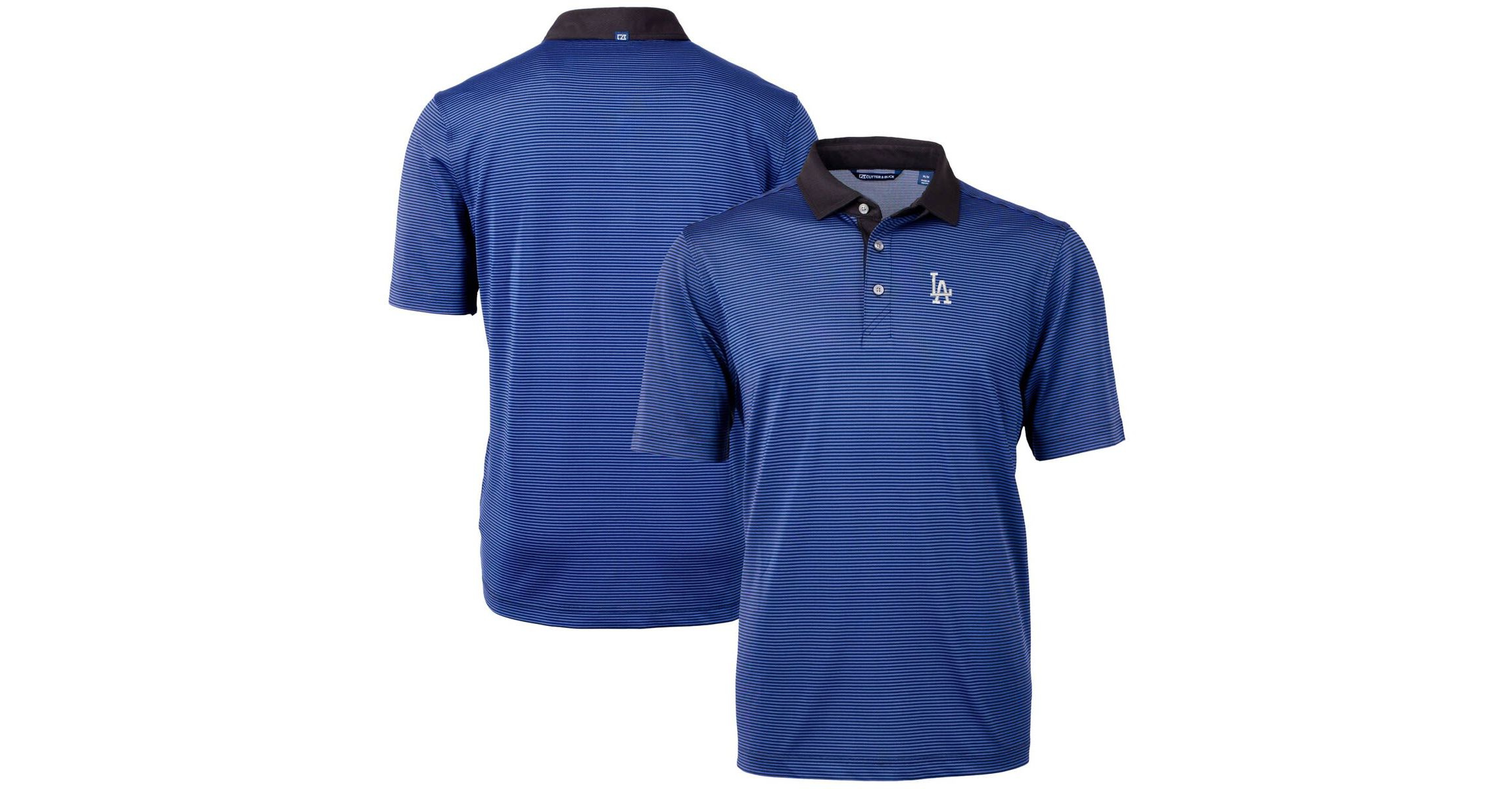 MLB Los Angeles Dodgers Virtue Eco Pique Micro Stripe Recycled Big & Tall Polo