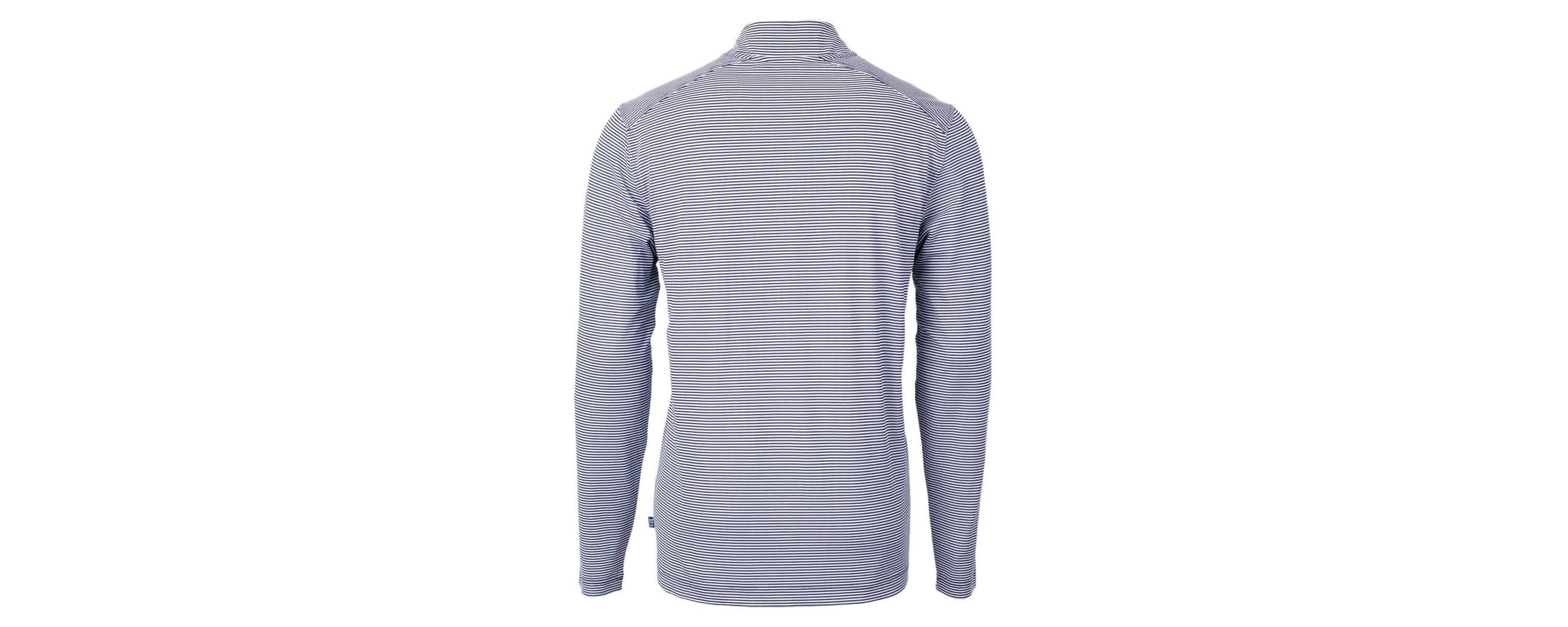 Boston Red Sox MLB Boston Sox Virtue Eco Pique Micro Stripe Big & Tall Recycled Quarter-Zip Pullover Top