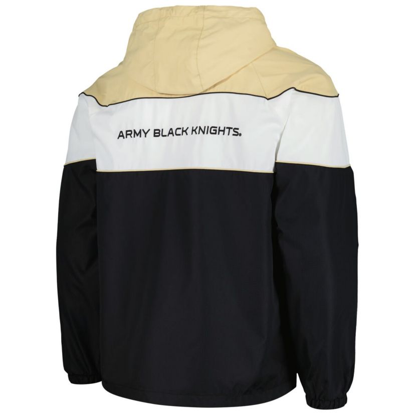 Army Black Knights NCAA Army Knights Center Line Half-Zip Raglan Hoodie Jacket
