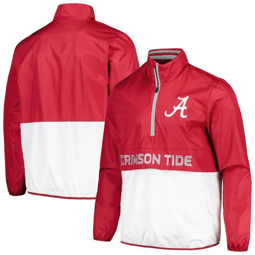 Alabama Crimson Tide NCAA Alabama Tide Cornerman Half-Zip Top
