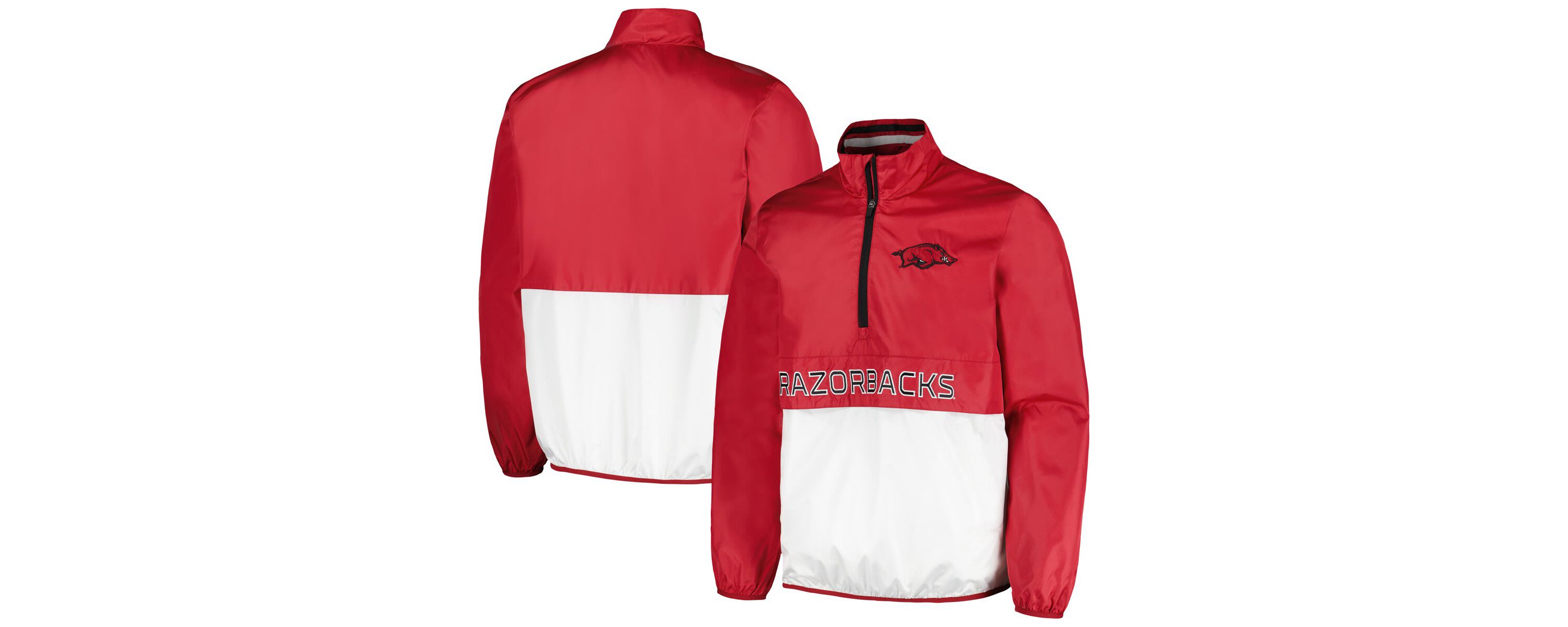 NCAA Arkansas Razorbacks Cornerman Half-Zip Top