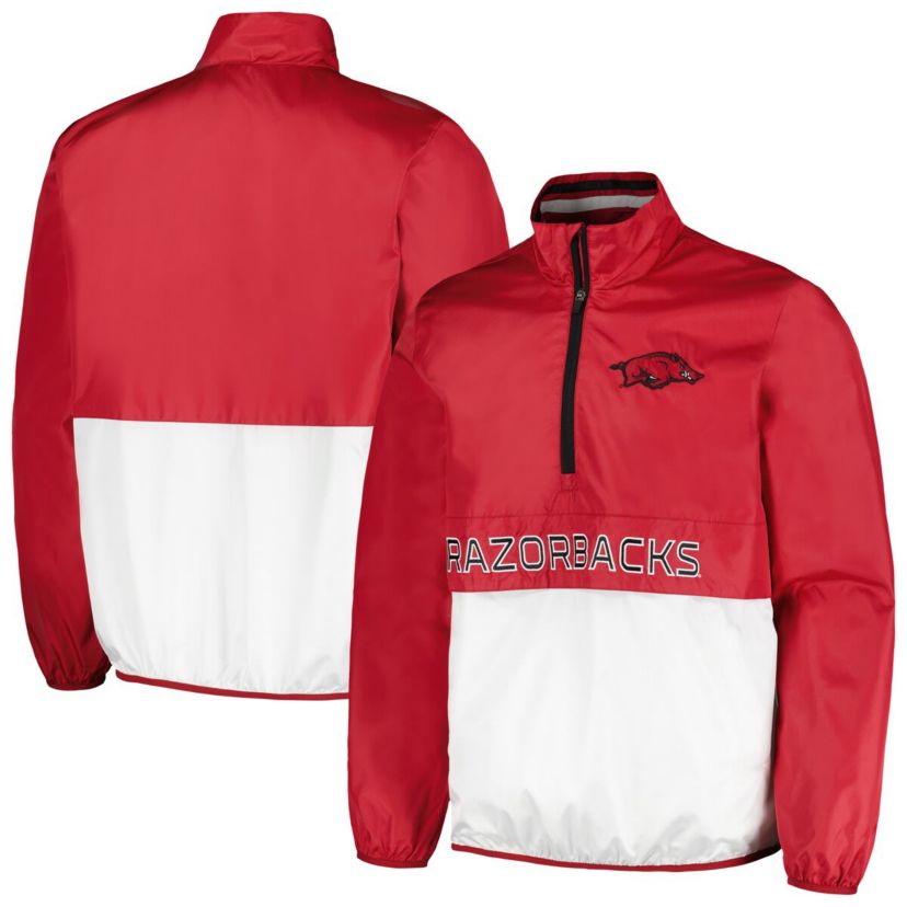 NCAA Arkansas Razorbacks Cornerman Half-Zip Top