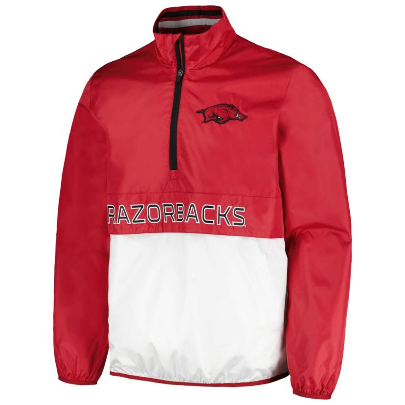NCAA Arkansas Razorbacks Cornerman Half-Zip Top