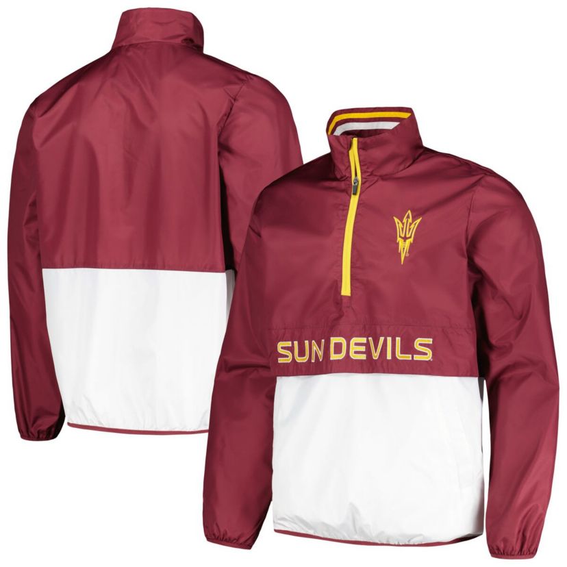NCAA Arizona State Sun Devils Cornerman Half-Zip Top