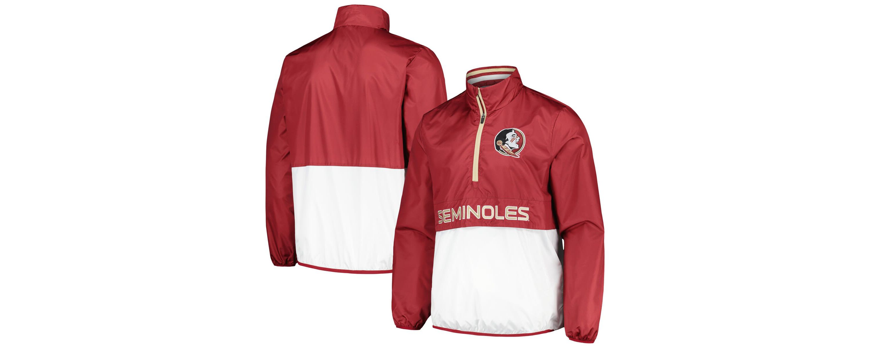 NCAA Florida State Seminoles Cornerman Half-Zip Top