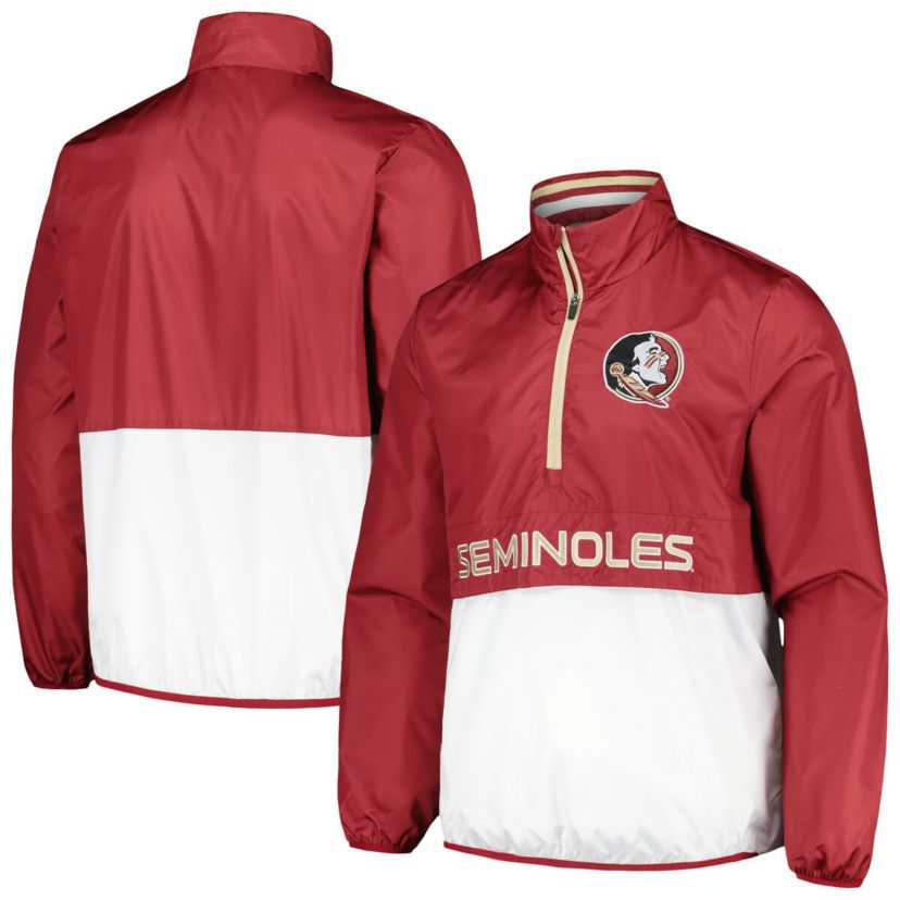 NCAA Florida State Seminoles Cornerman Half-Zip Top