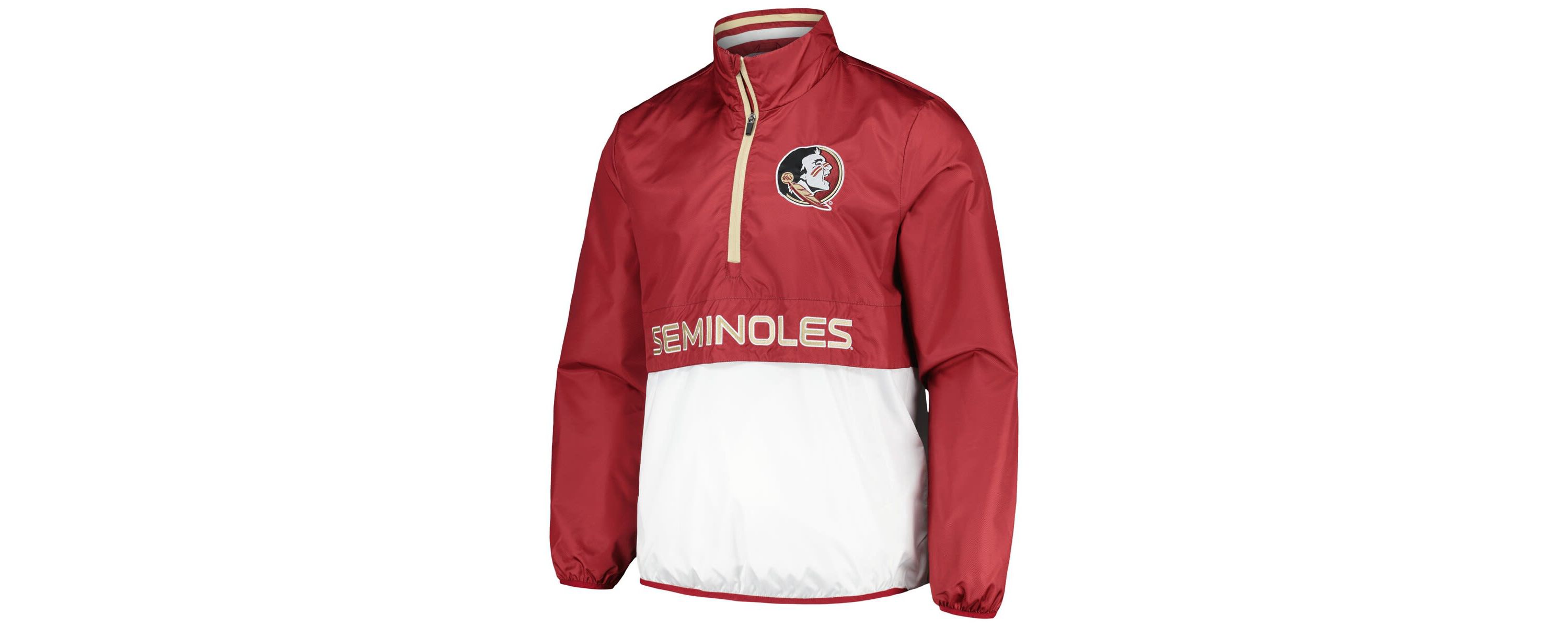 NCAA Florida State Seminoles Cornerman Half-Zip Top