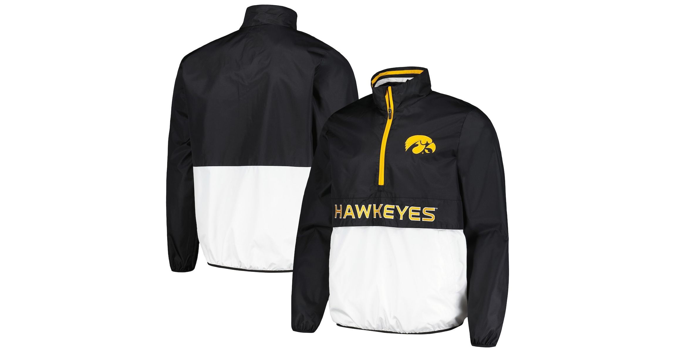 NCAA Iowa Hawkeyes Cornerman Half-Zip Top