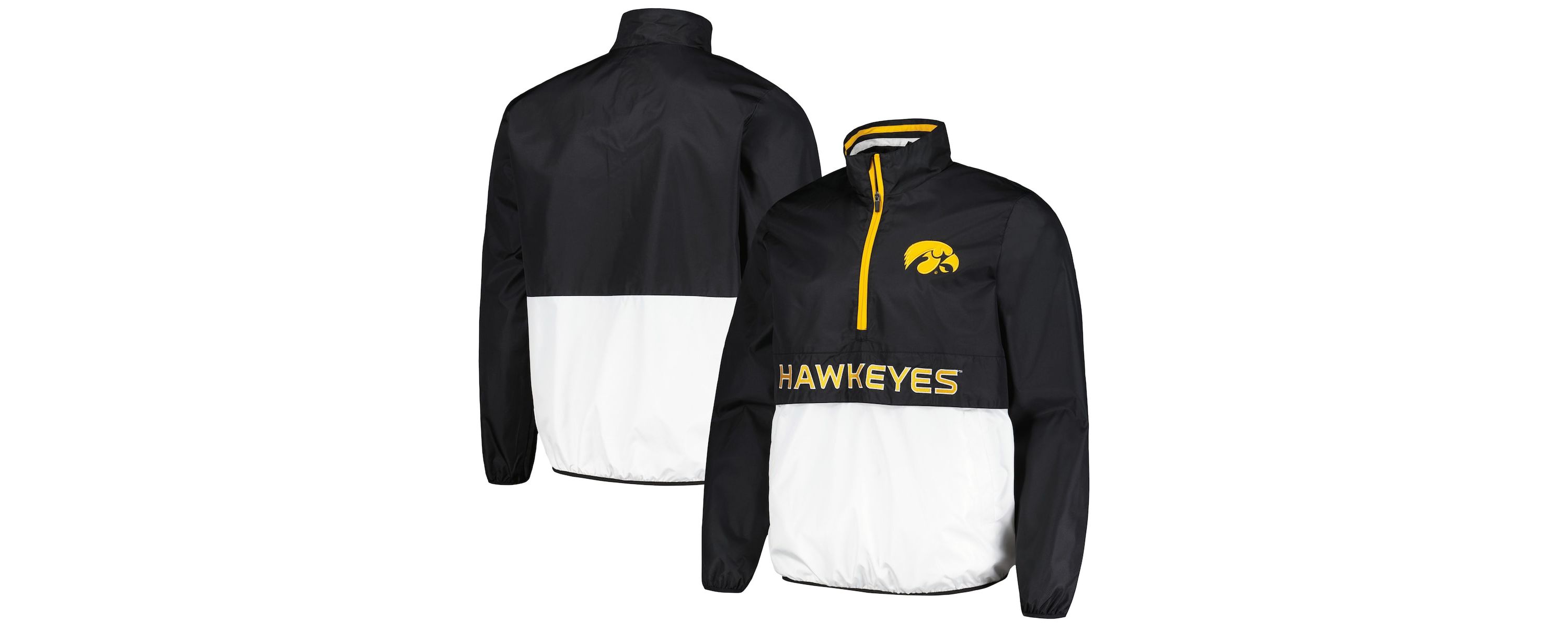 NCAA Iowa Hawkeyes Cornerman Half-Zip Top