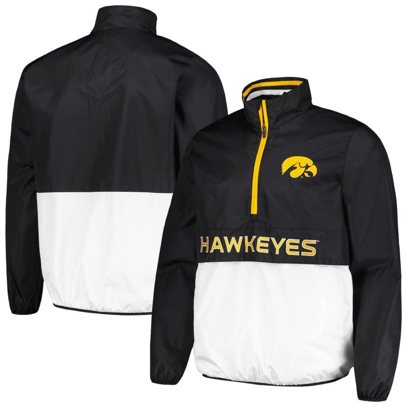 NCAA Iowa Hawkeyes Cornerman Half-Zip Top