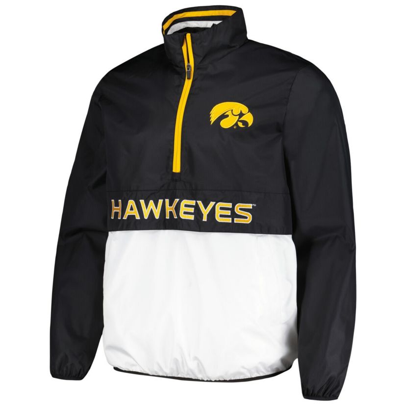 NCAA Iowa Hawkeyes Cornerman Half-Zip Top