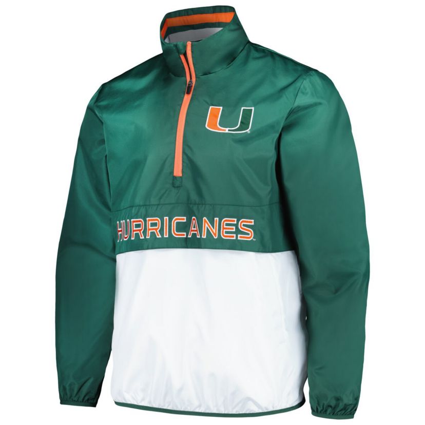Miami (FL) Hurricanes NCAA Miami Hurricanes Cornerman Half-Zip Top