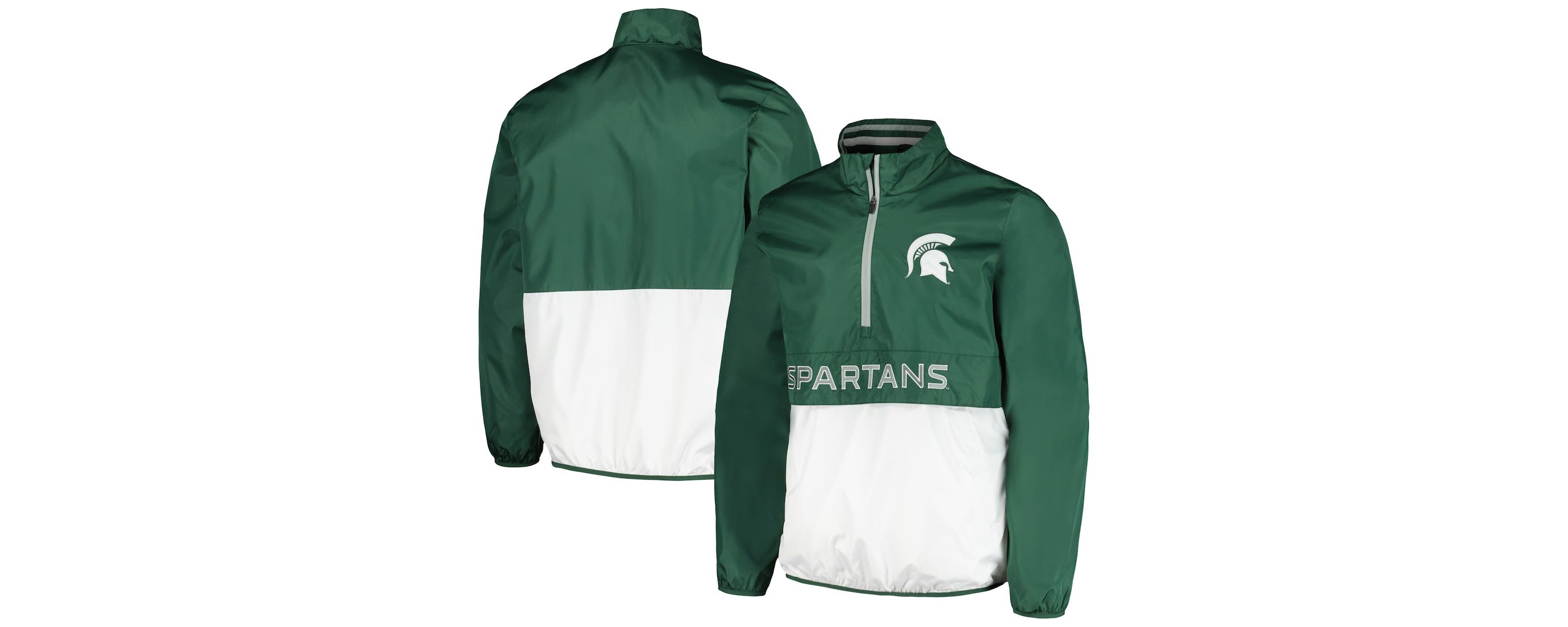 NCAA Michigan State Spartans Cornerman Half-Zip Top