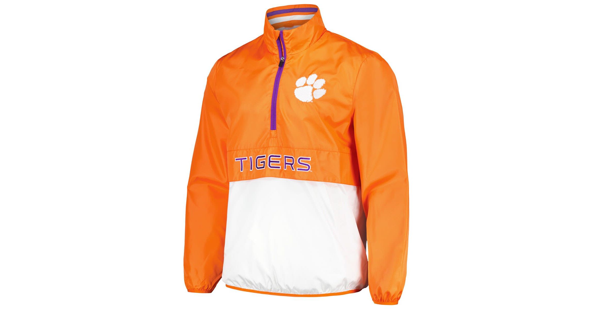NCAA Clemson Tigers Cornerman Half-Zip Top