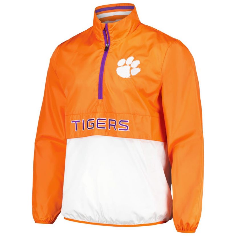 NCAA Clemson Tigers Cornerman Half-Zip Top