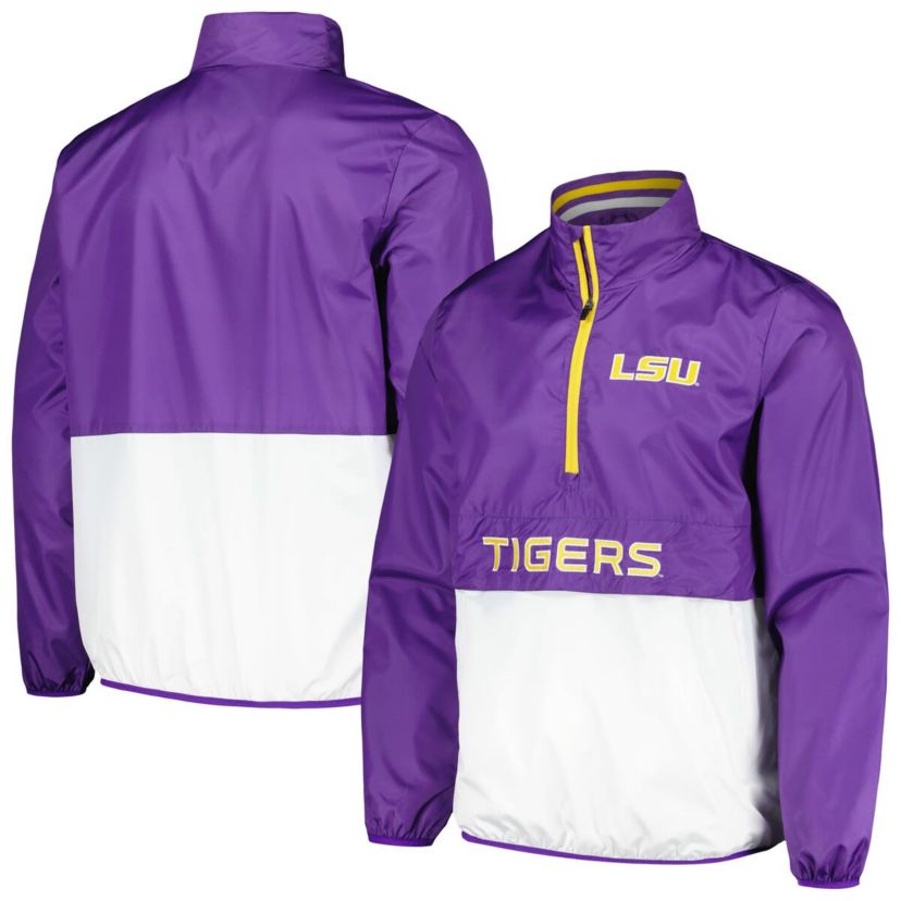 NCAA LSU Tigers Cornerman Half-Zip Top