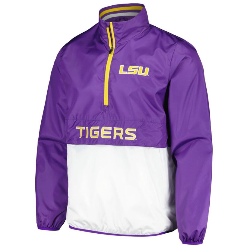 NCAA LSU Tigers Cornerman Half-Zip Top