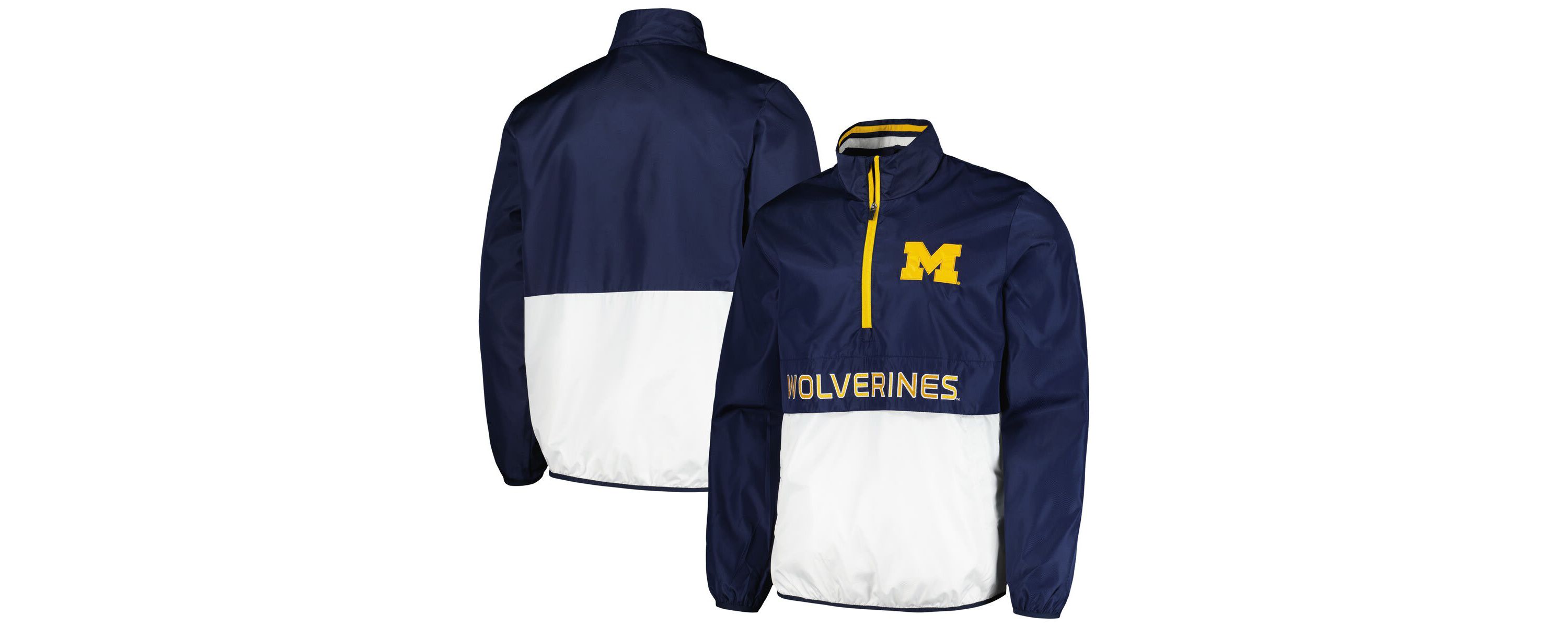NCAA Michigan Wolverines Cornerman Half-Zip Top