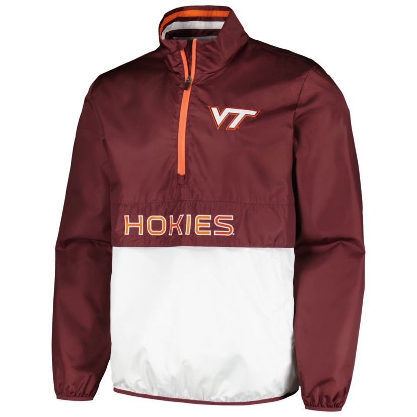 NCAA Virginia Tech Hokies Cornerman Half-Zip Top