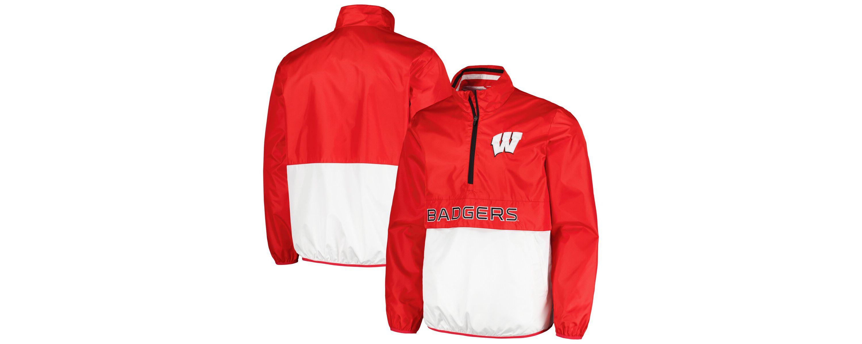 NCAA Wisconsin Badgers Cornerman Half-Zip Top