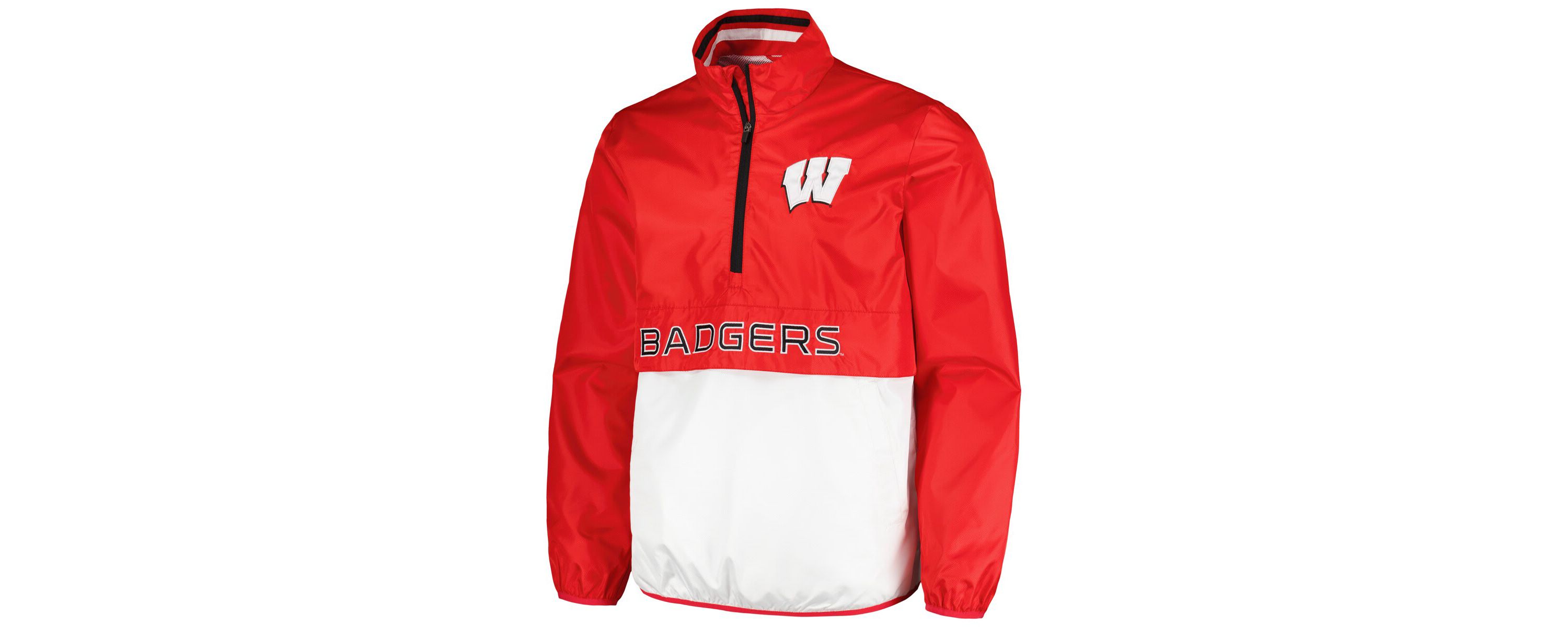 NCAA Wisconsin Badgers Cornerman Half-Zip Top