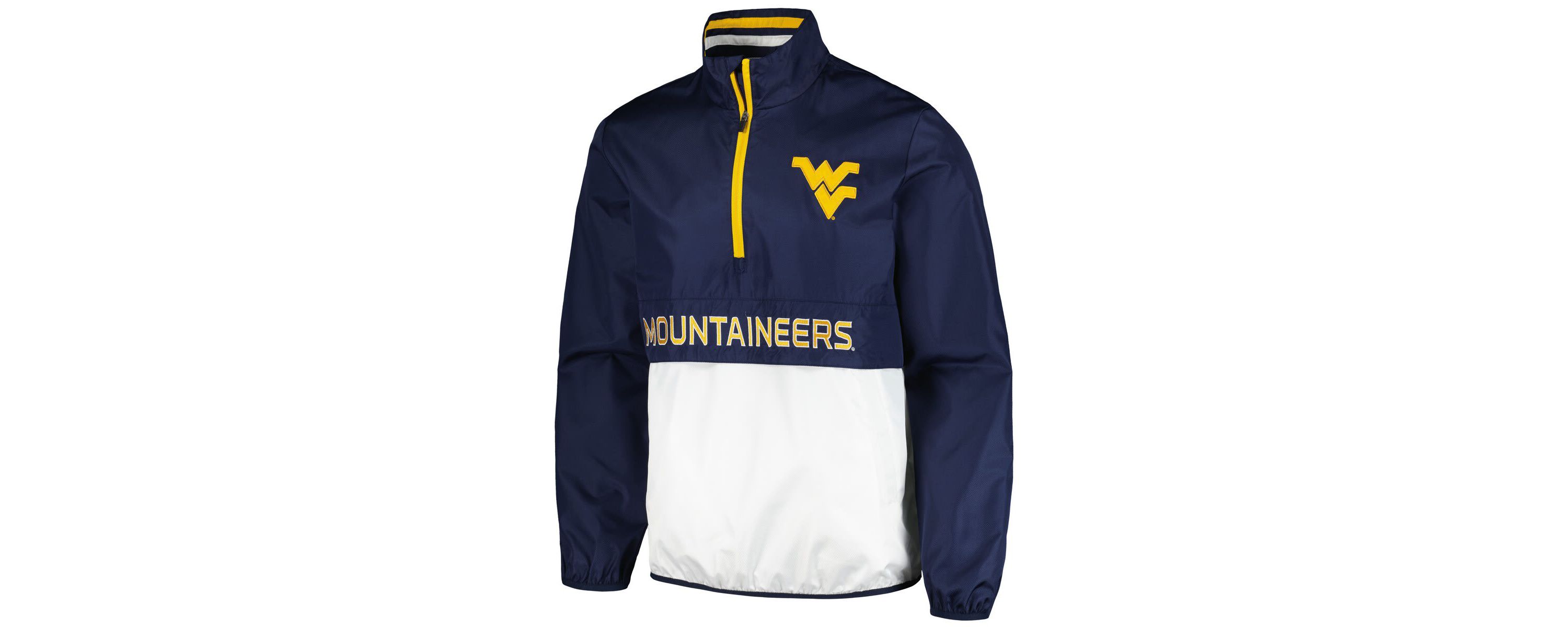 NCAA West Virginia Mountaineers Cornerman Half-Zip Top
