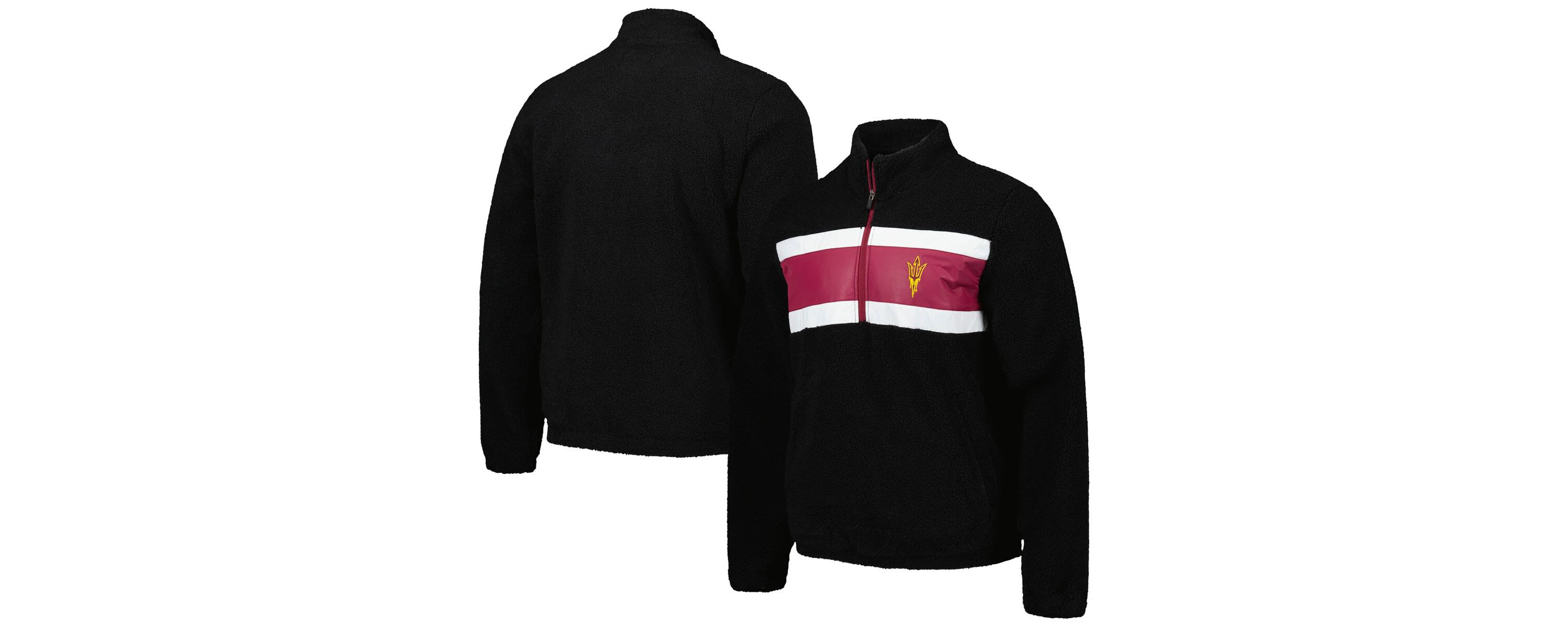 NCAA Arizona State Sun Devils Pinch Runner Half-Zip Top