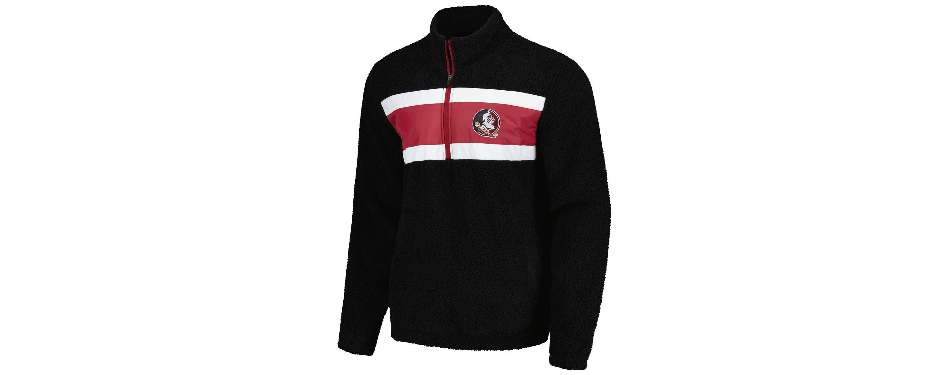 NCAA Florida State Seminoles Pinch Runner Half-Zip Top