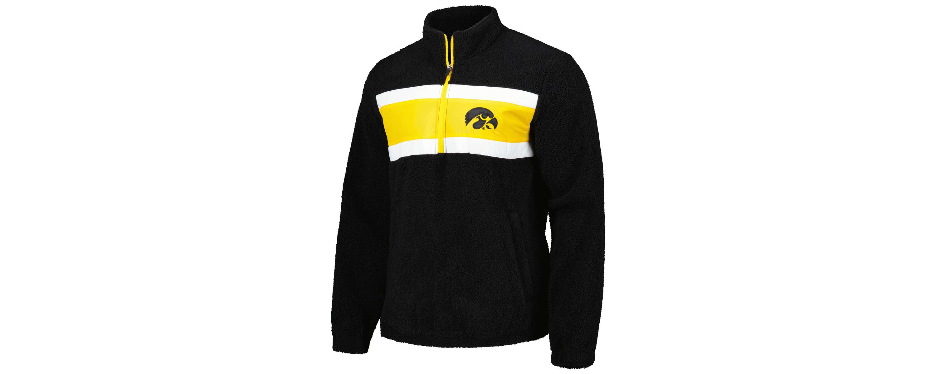 NCAA Iowa Hawkeyes Pinch Runner Half-Zip Top