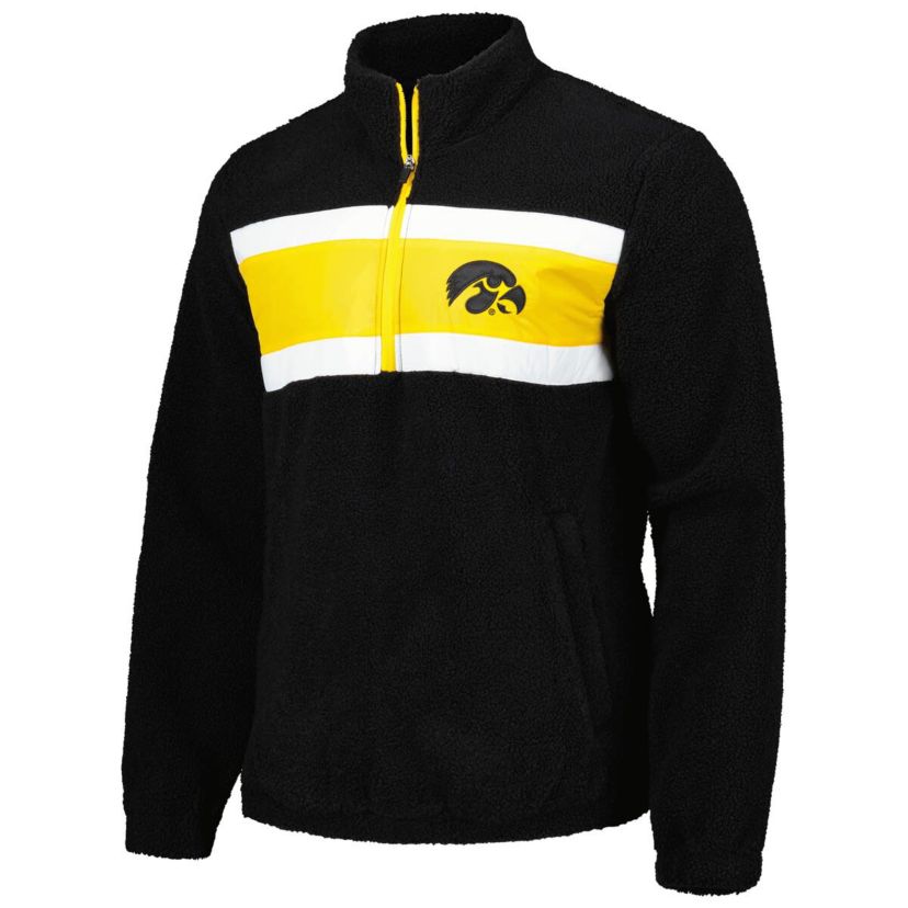NCAA Iowa Hawkeyes Pinch Runner Half-Zip Top