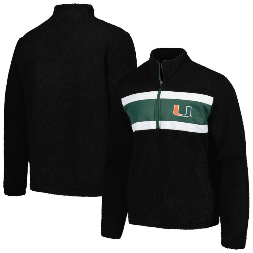 Miami (FL) Hurricanes NCAA Miami Hurricanes Pinch Runner Half-Zip Top