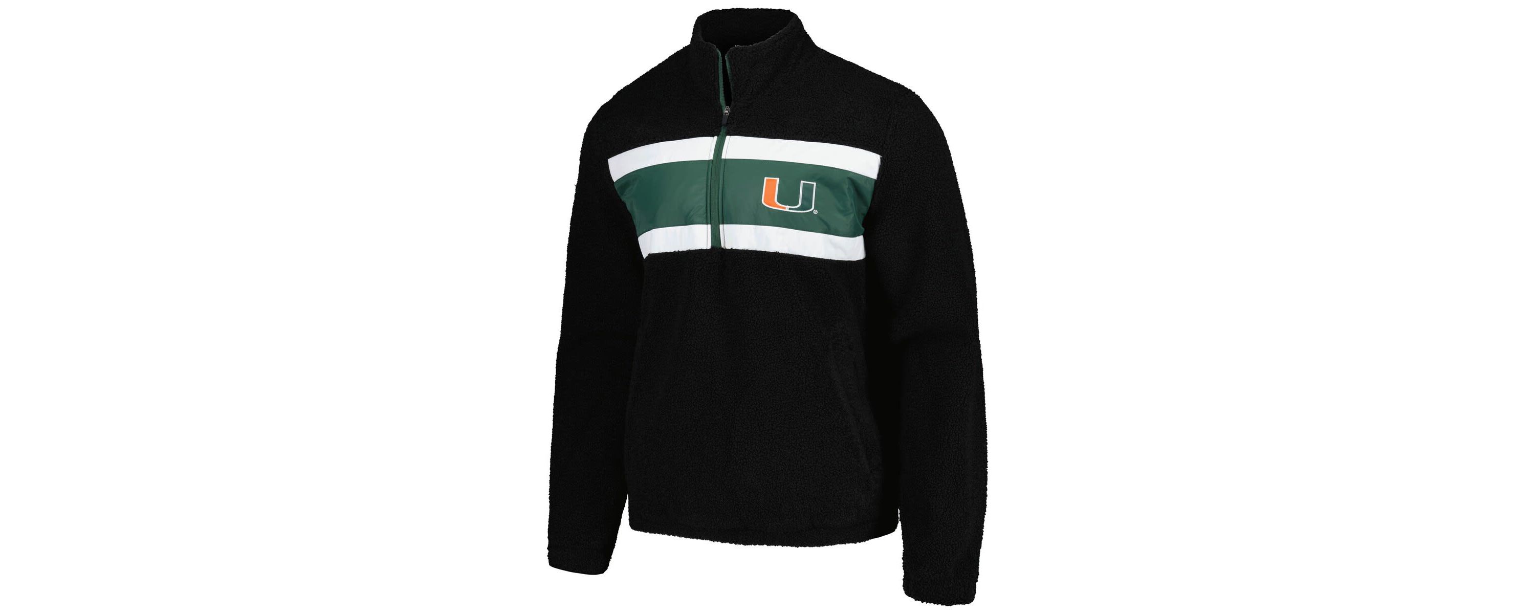 Miami (FL) Hurricanes NCAA Miami Hurricanes Pinch Runner Half-Zip Top