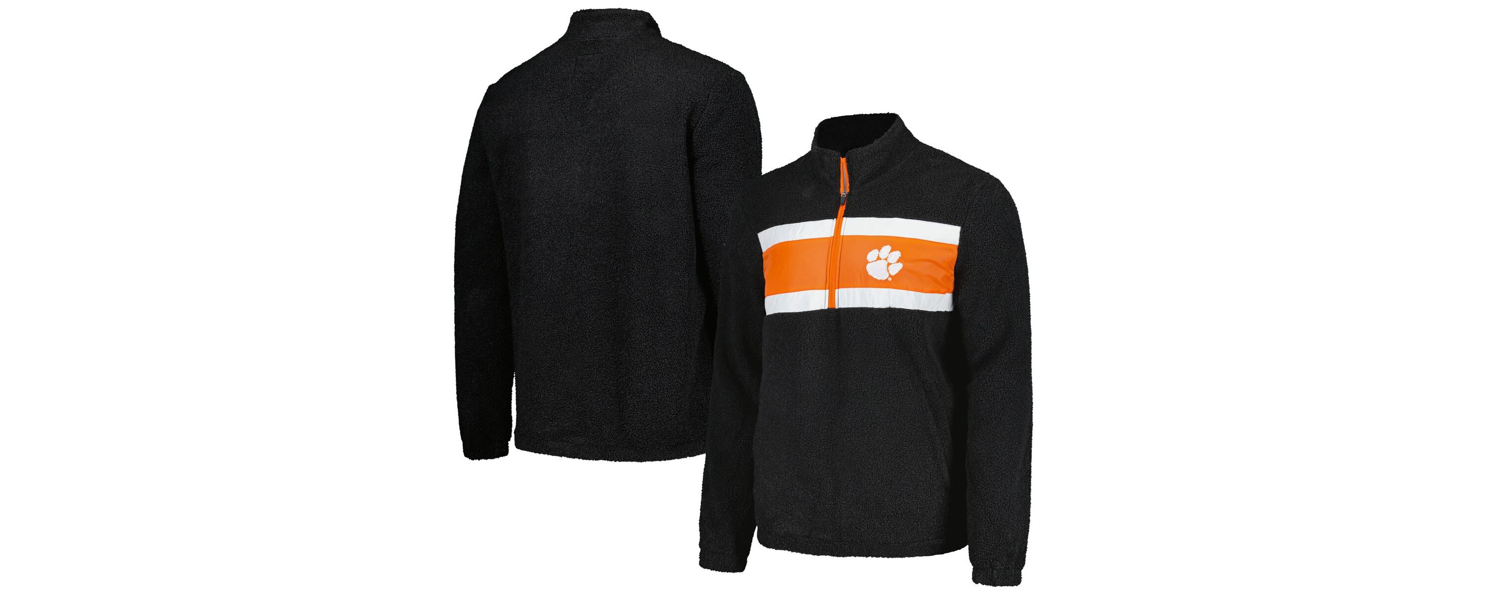 NCAA Clemson Tigers Pinch Runner Half-Zip Top