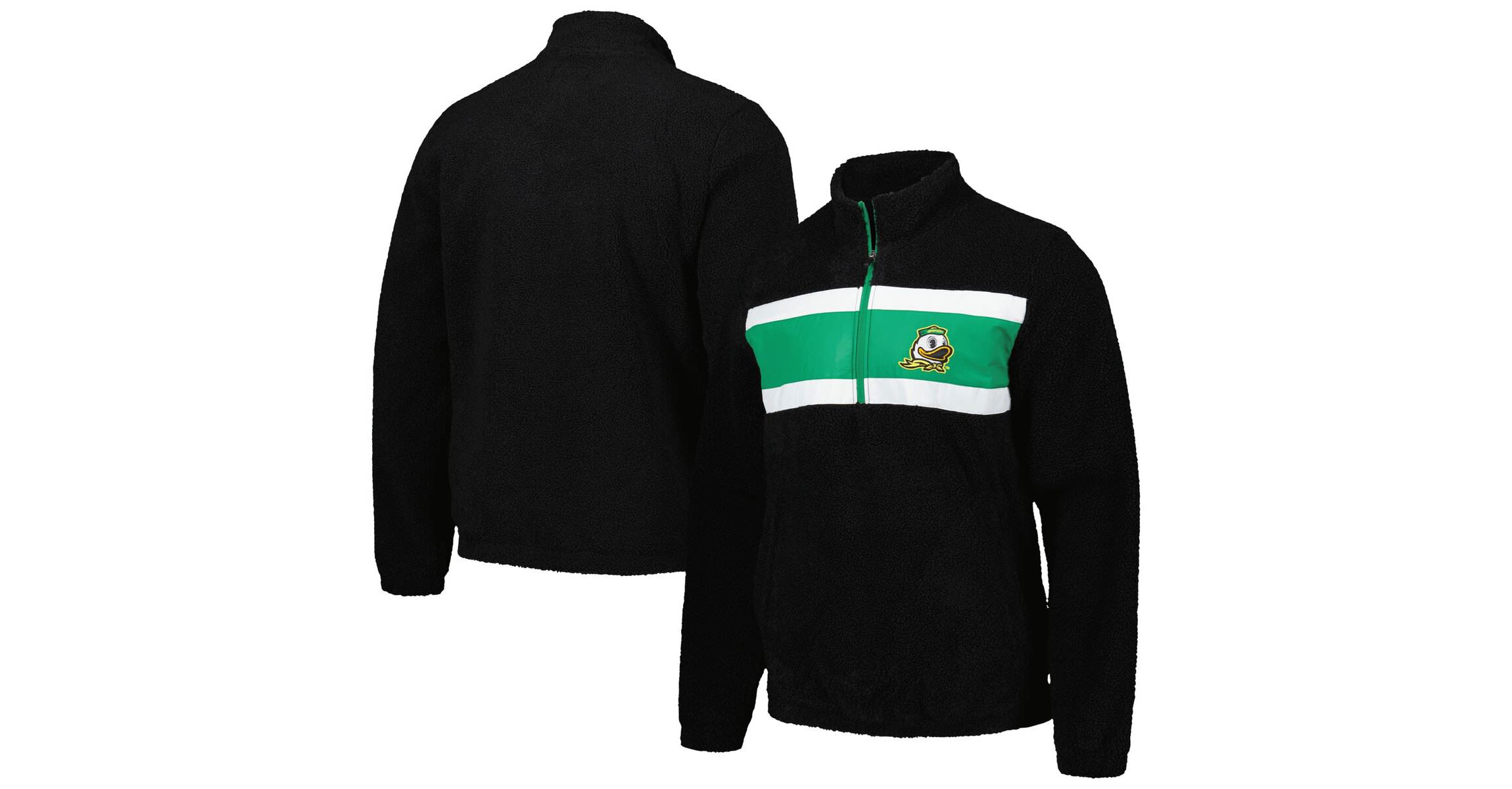 NCAA Oregon Ducks Pinch Runner Half-Zip Top