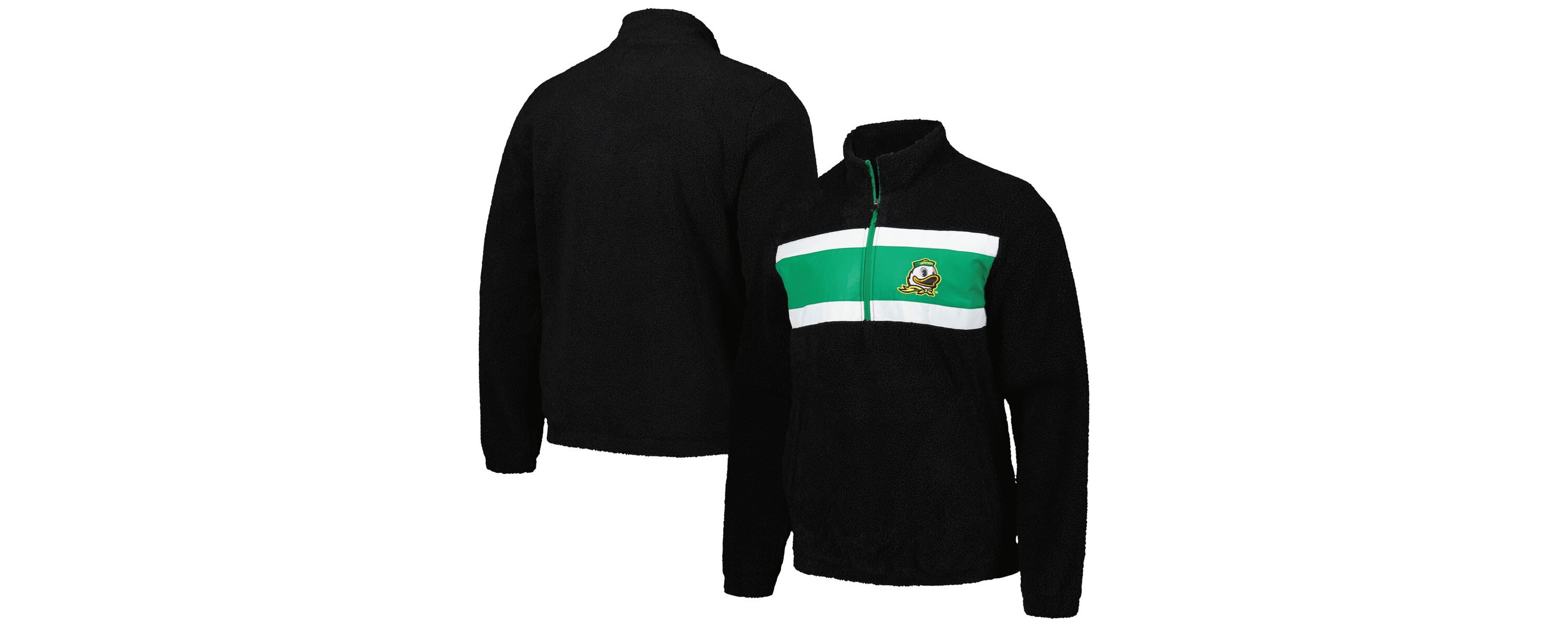 NCAA Oregon Ducks Pinch Runner Half-Zip Top