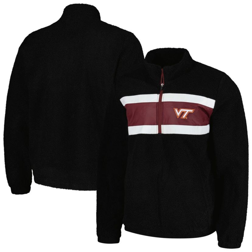 NCAA Virginia Tech Hokies Pinch Runner Half-Zip Top