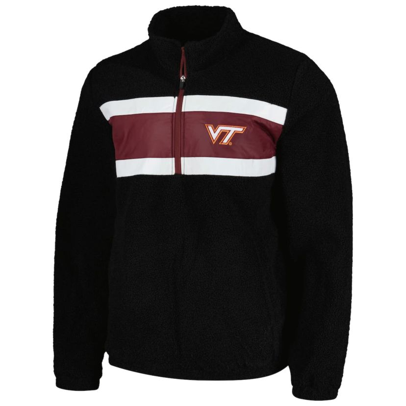 NCAA Virginia Tech Hokies Pinch Runner Half-Zip Top