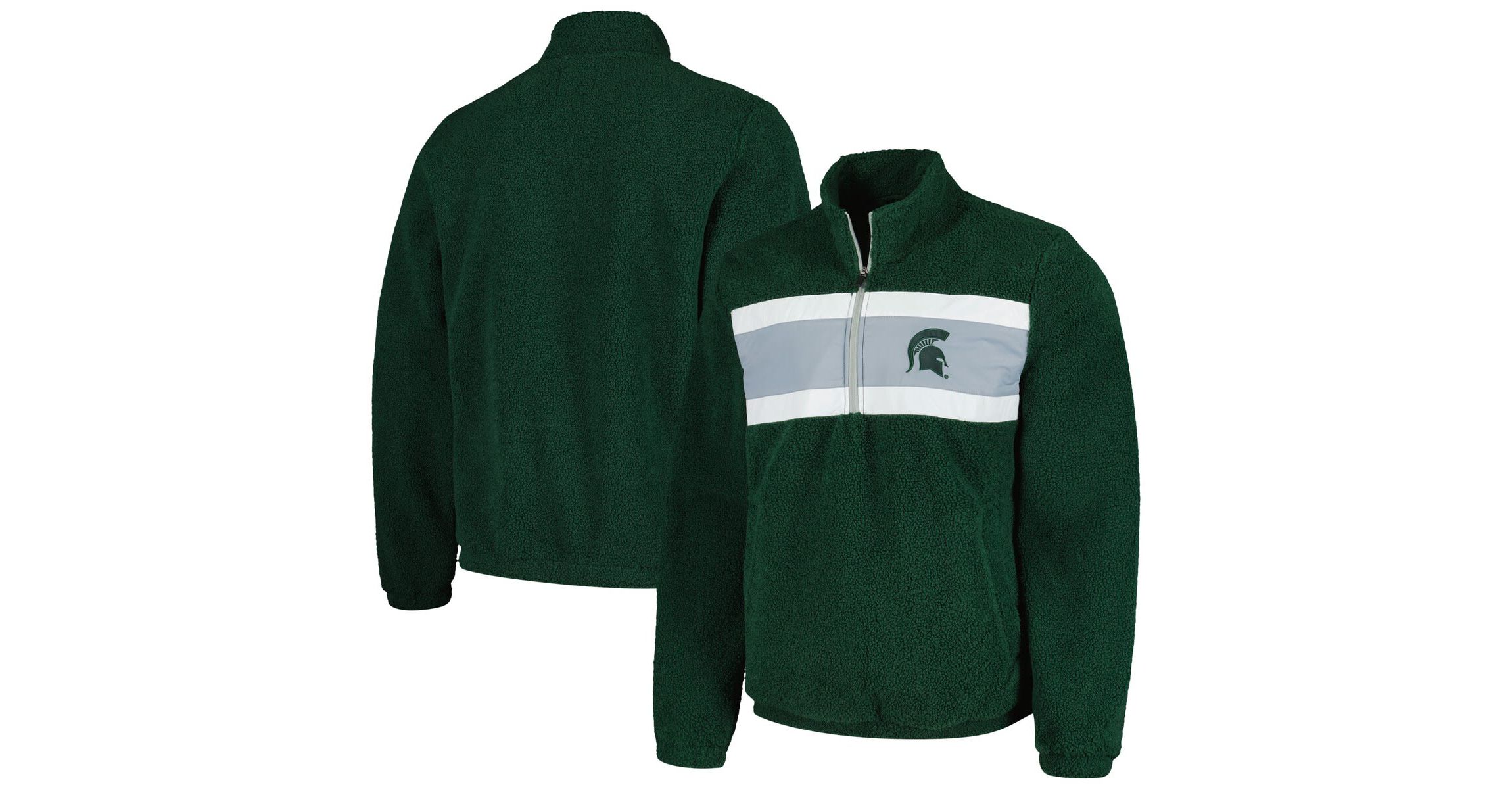 NCAA Michigan State Spartans Pinch Runner Half-Zip Top