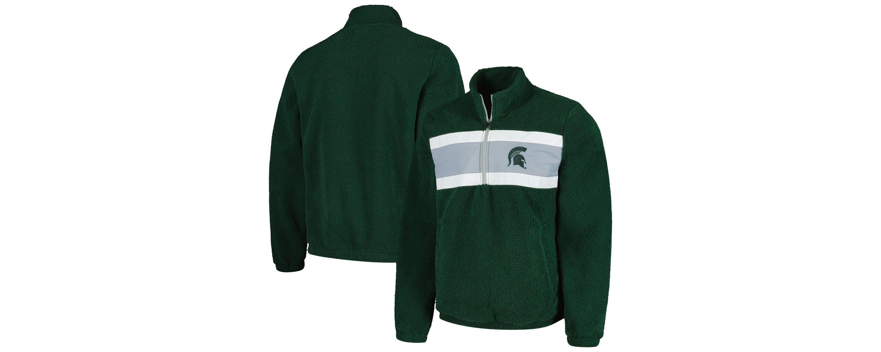 NCAA Michigan State Spartans Pinch Runner Half-Zip Top