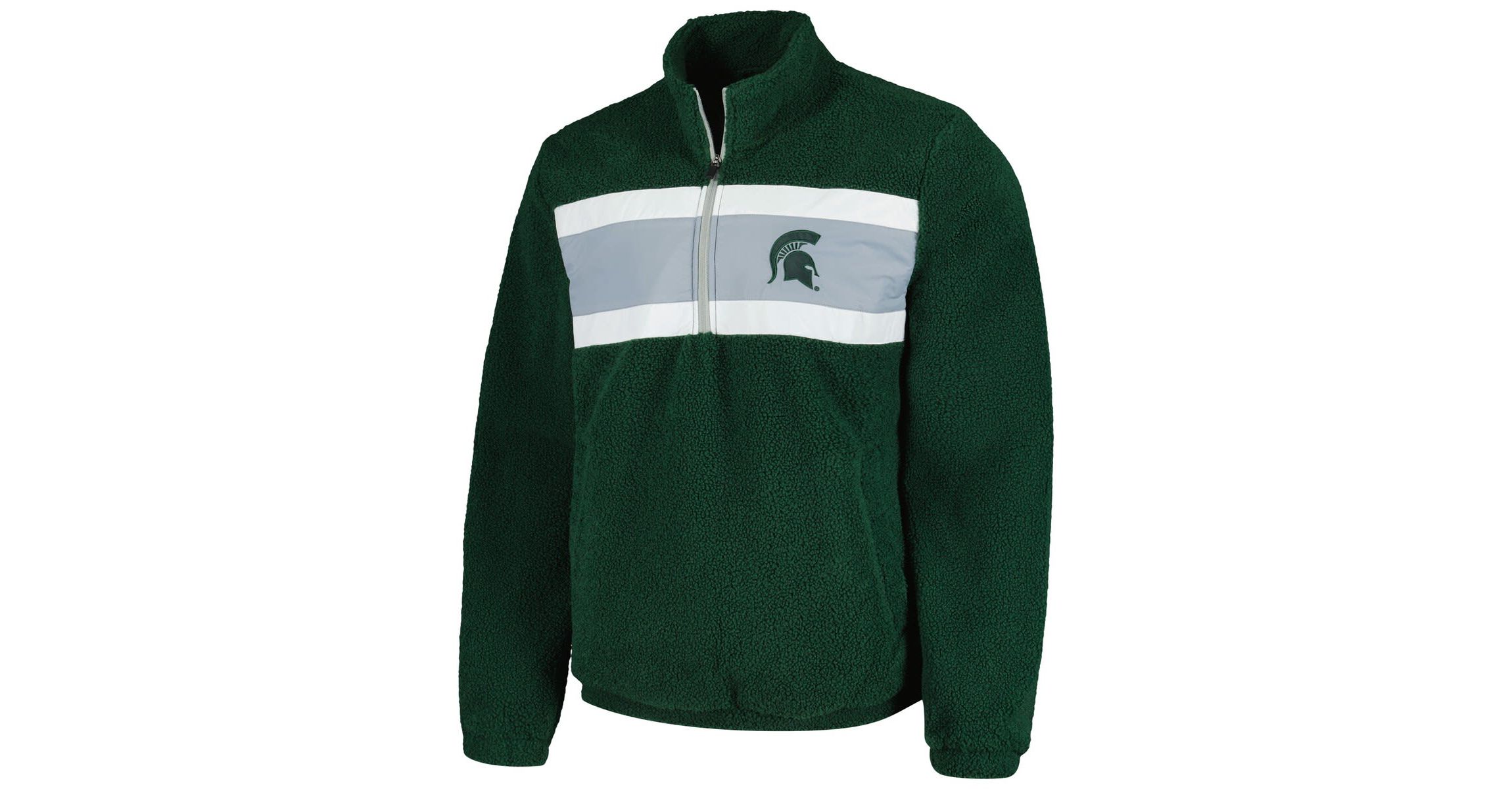 NCAA Michigan State Spartans Pinch Runner Half-Zip Top