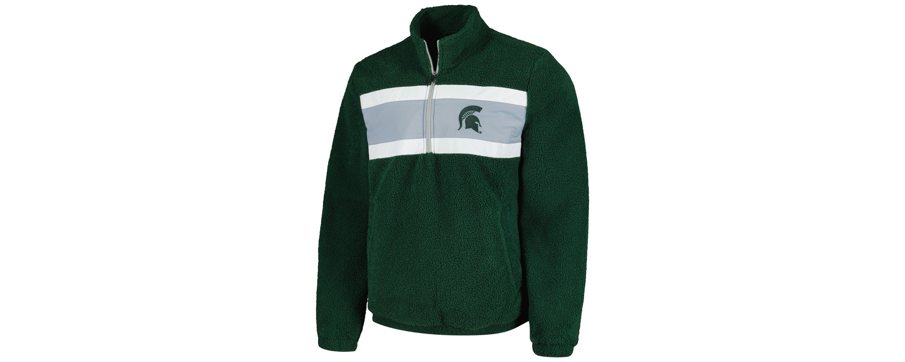NCAA Michigan State Spartans Pinch Runner Half-Zip Top