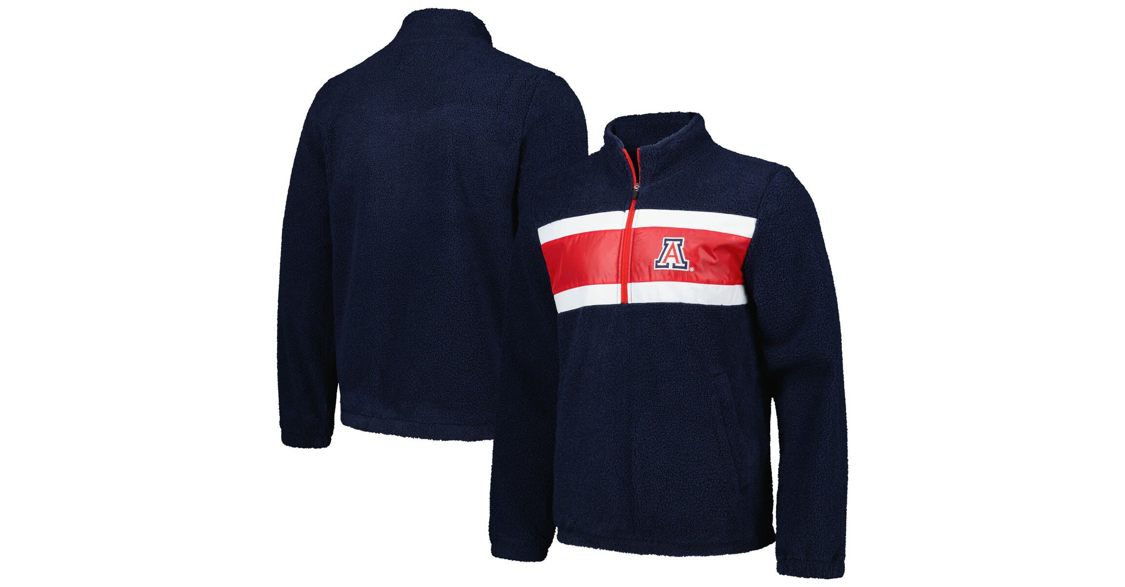 NCAA Arizona Wildcats Pinch Runner Half-Zip Top