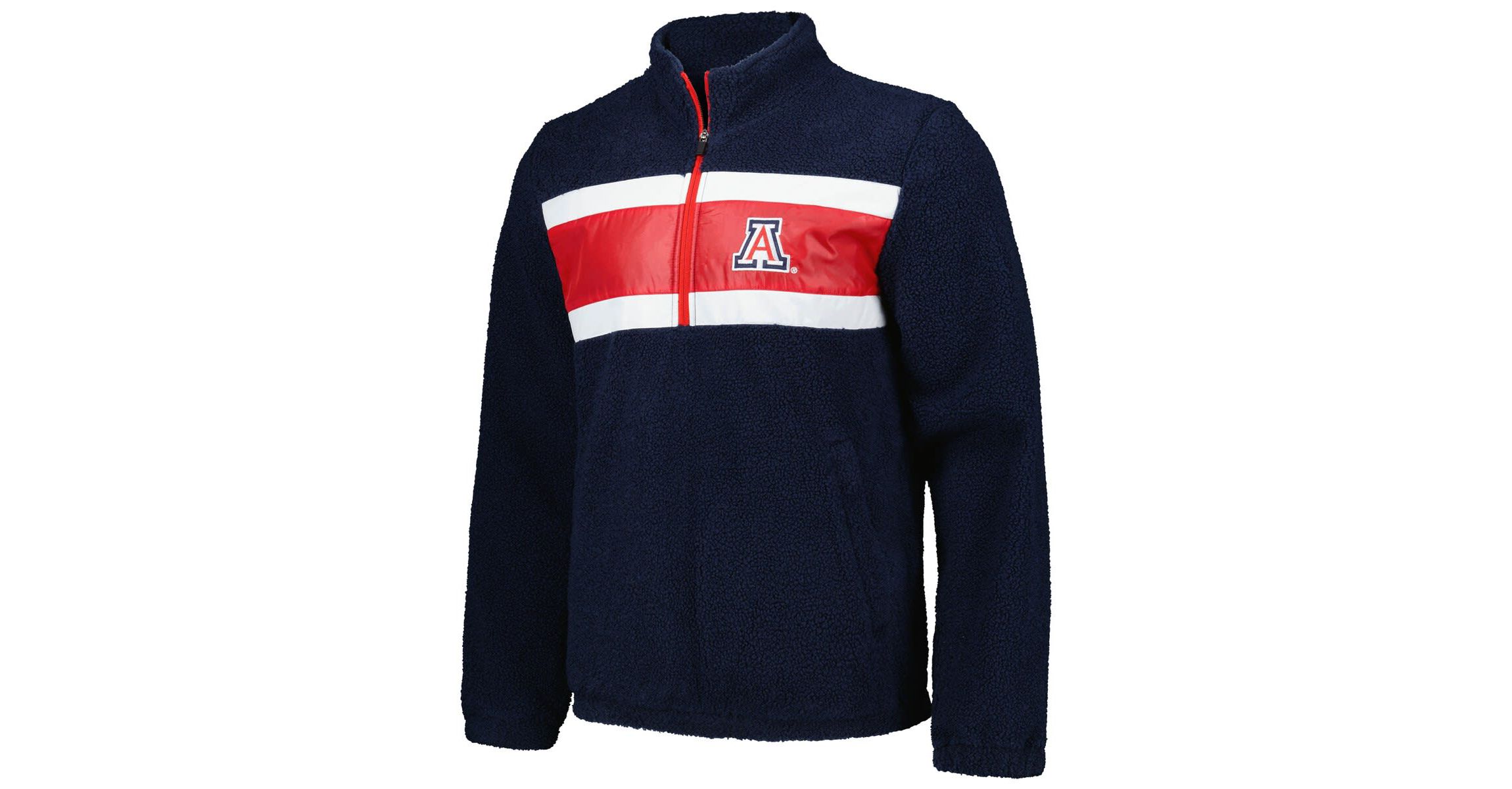 NCAA Arizona Wildcats Pinch Runner Half-Zip Top