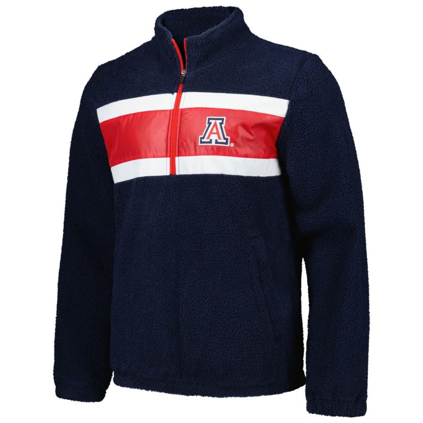 NCAA Arizona Wildcats Pinch Runner Half-Zip Top