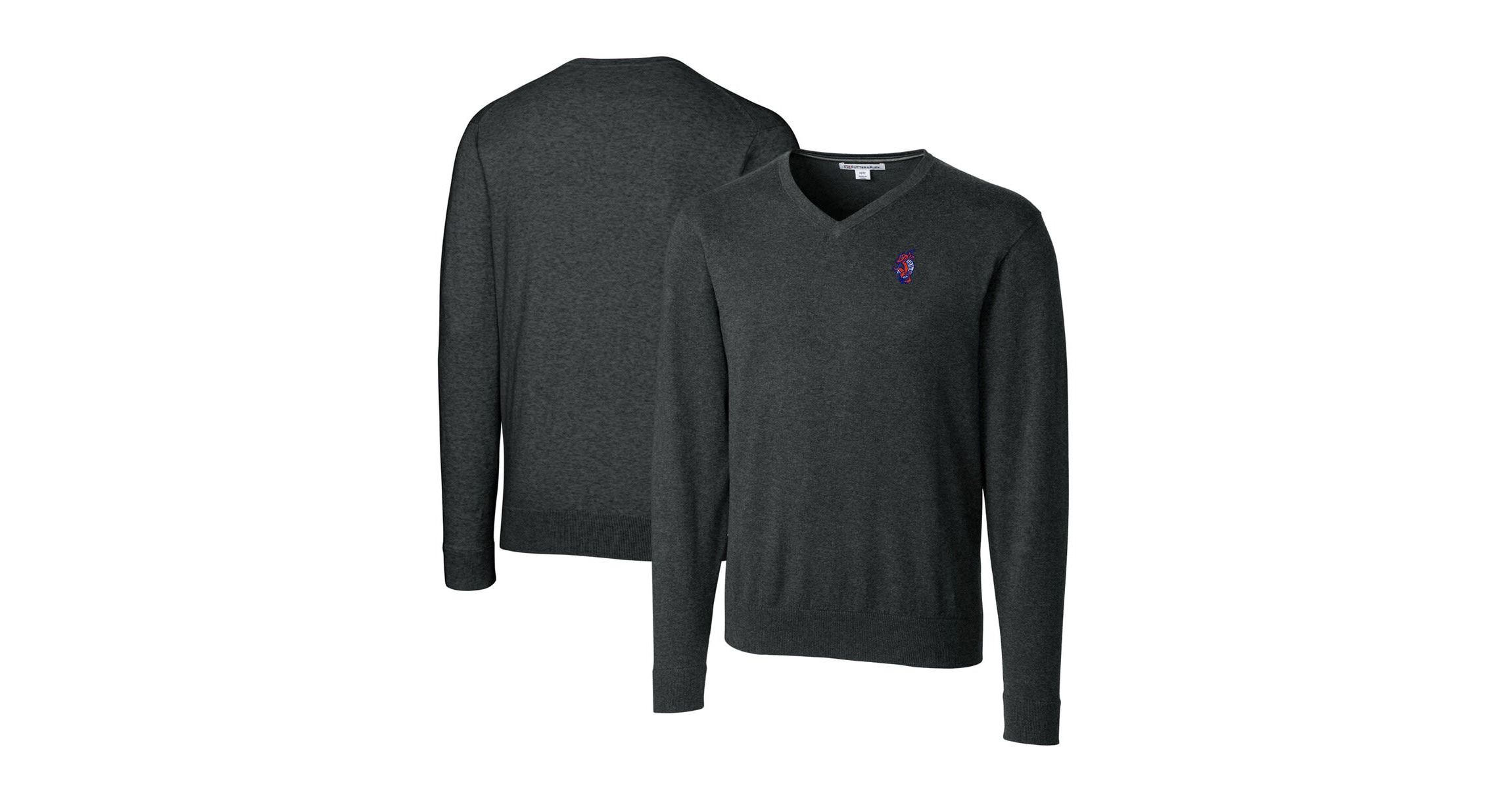 NCAA Florida Gators Swinging Gator Big & Tall Lakemont Tri-Blend V-Neck Pullover Sweatshirt
